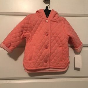 Baby jacket with hood